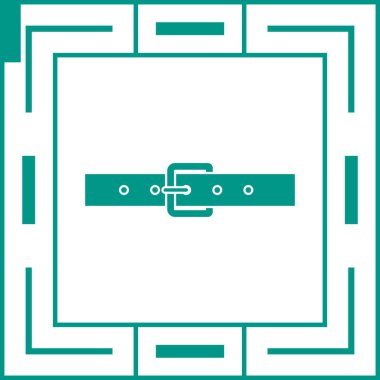 Beyaz arkaplanda yeşil çekmece simgesi var. vektör illüstrasyonu
