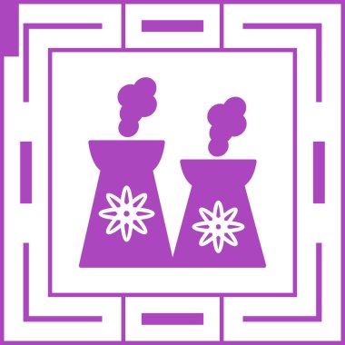 mor ve siyah renk vektörü simgesi