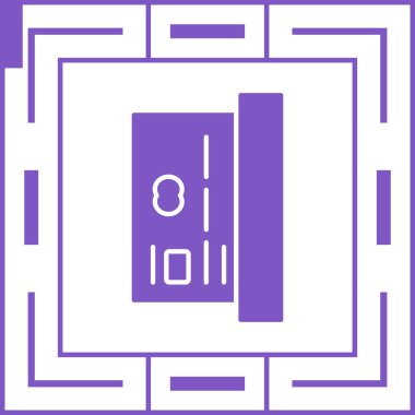 Bir bilgisayar çipinin arka planının vektör çizimi