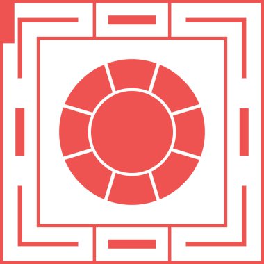 vektör Çin feneri ico