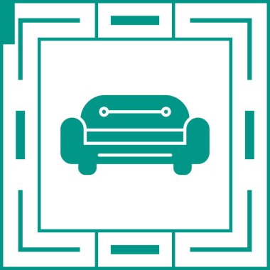 Benzersiz Otomobil Vektör Satırı Simgesi