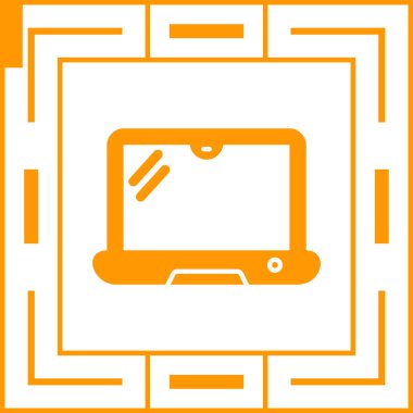 dizüstü bilgisayar elektronik aygıtı simgesi