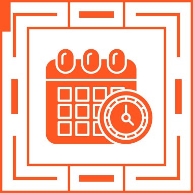 Takvim. Web simgesi basit illüstrasyon