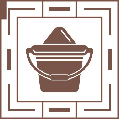 Modern b 'nin vektör illüstrasyonunda yiyecek ikonu yok