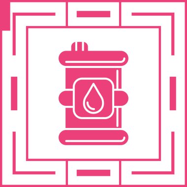 Petrol simgesinin vektör illüstrasyonu