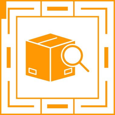 kutu web simgesi vektör illüstrasyonu