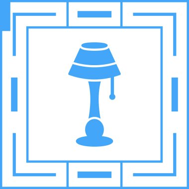 lamba web simgesi, basit vektör illüstrasyonu