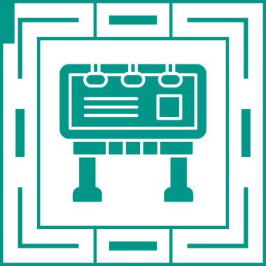 İşlemci. Web simgesi basit illüstrasyon