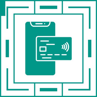 cep telefonu ikonu vektör illüstrasyonu