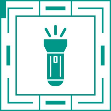 bir lambanın vektör simgesi