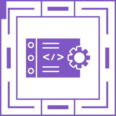 Bilgisayar simgesi. Basit resimleme