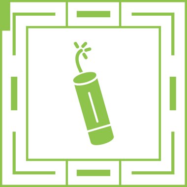 Satır illüstrasyonunun eşsiz vektör simgesi