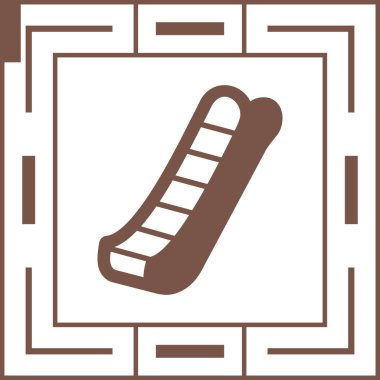 Bir ahşap simgenin vektör illüstrasyonu