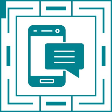 cep telefonu simgesi. vektör çizimi tasarımı