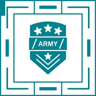 Ordu simgesinin vektör illüstrasyonu