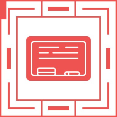 Modern b 'nin vektör illüstrasyonu eksik simgesi