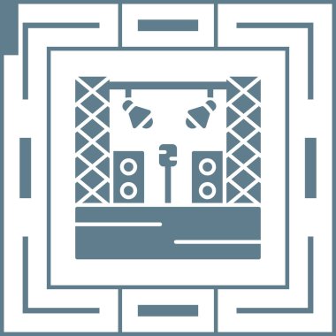 Modern bir simgenin vektör illüstrasyonu