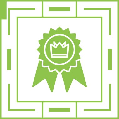 taç simgesi vektör illüstrasyonu