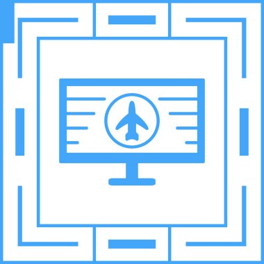 Modern bir simgenin vektör illüstrasyonu