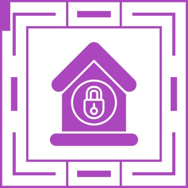 Moda Biçiminde Güvenli Simge İzole Arkaplan