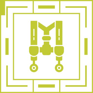 robot ikon vektör illüstrasyonu