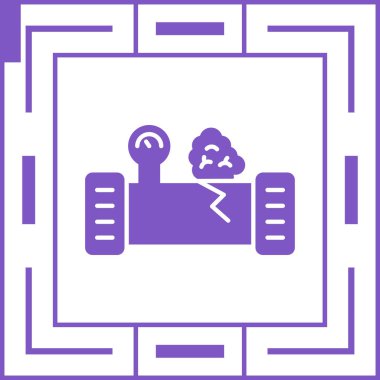 Bulut hesaplama simgesi vektör illüstrasyonu