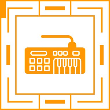 Modern simgenin vektör illüstrasyonu