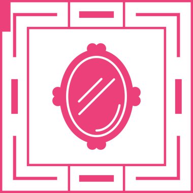 Kurdeleli kapalı pencere çerçevesinin simgesi