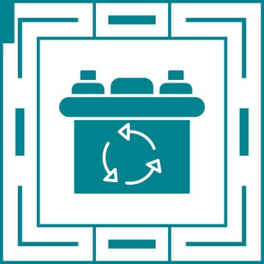 Çöp kutusu simgesi. vektör illüstrasyonu