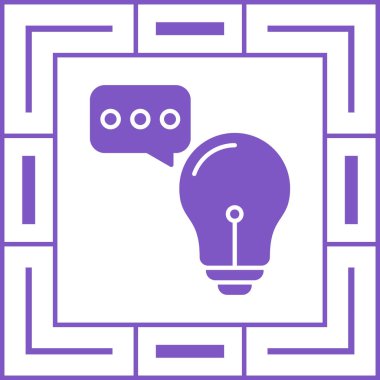 ampul ikonu tasarımı illüstrasyonu