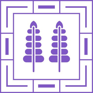 pirinç. Web simgesi basit illüstrasyon