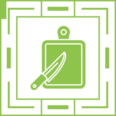 bıçak simgesi vektör illüstrasyonu