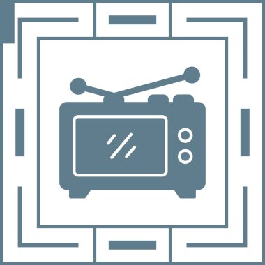 video kamera ikonu vektör illüstrasyonu