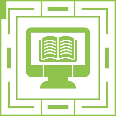 Eğitim simgesinin vektör illüstrasyonu