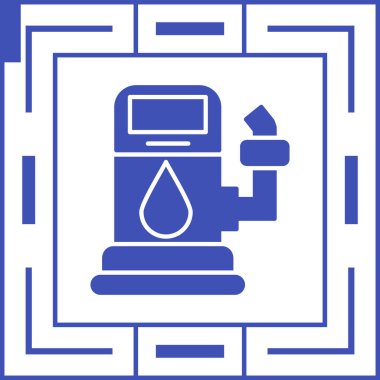 su pompası simgesi, vektör illüstrasyonu