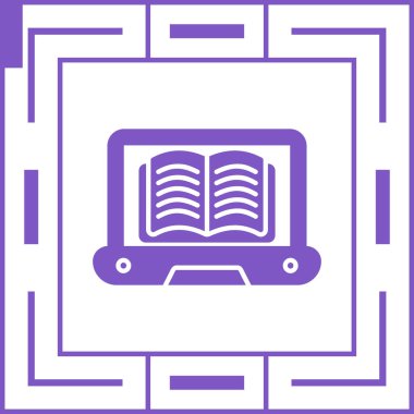 kitap simgesi, vektör illüstrasyonu