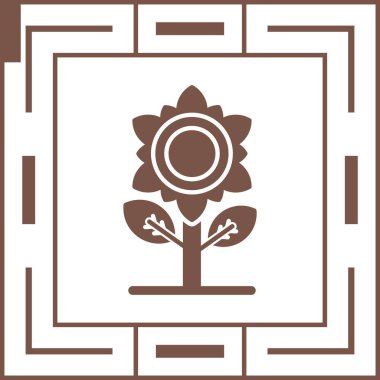 çiçek web vektör illüstrasyonu