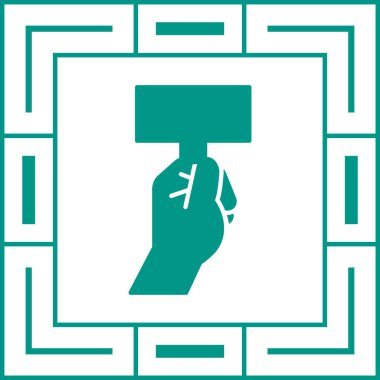 Vektör illüstrasyonu, simge ögesi arkaplanı