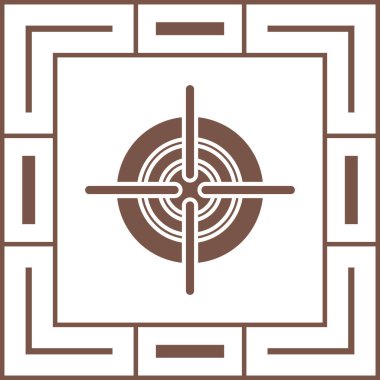 hedef simge vektör illüstrasyonu