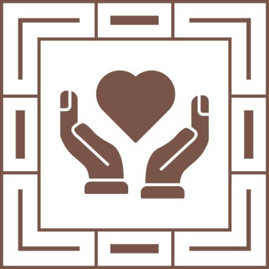 Aşk simgesinin vektör illüstrasyonu