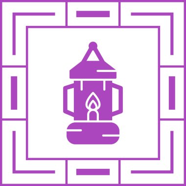 lantern web icon vector illustration