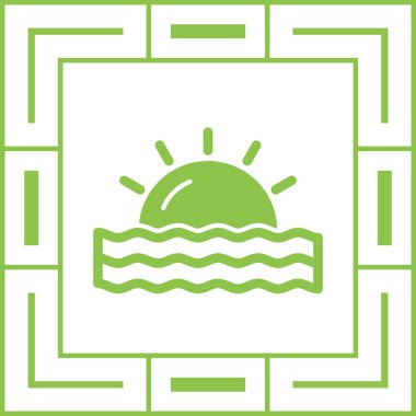 Modern b 'nin vektör illüstrasyonunda yiyecek ikonu yok