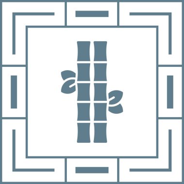 Tek bir simge tasarımının vektör illüstrasyonu