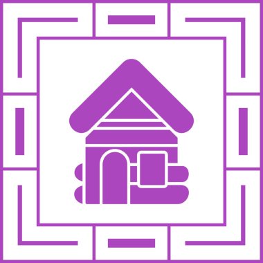 Ev simgesi vektör illüstrasyonu