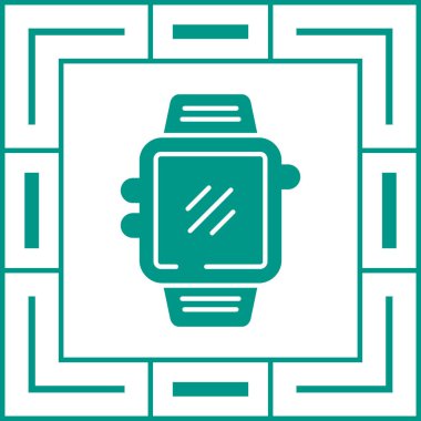 akıllı saat simge vektör illüstrasyonu