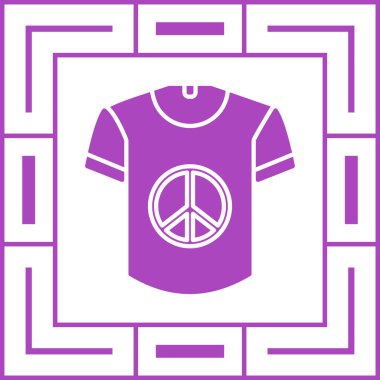 Barış sembolü, vektör illüstrasyonu