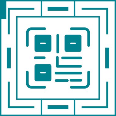 Seo modern simge kavramının vektör illüstrasyonu