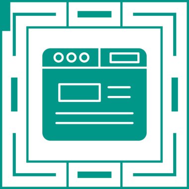 seo modern simgesinin vektör illüstrasyonu