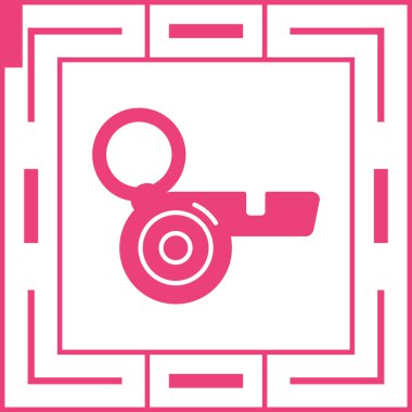 Anahtar simgesi vektör illüstrasyonu