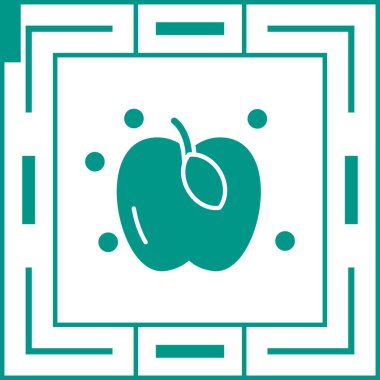 Eşsiz meyve vektörü simgesi